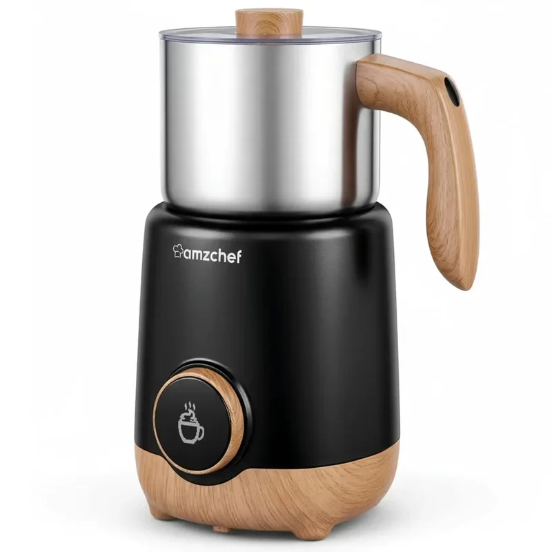 AMZCHEF 8-in-1 Milk Frother and Steamer