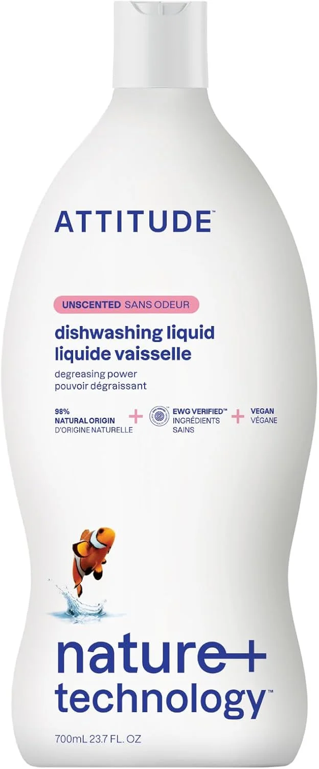 Nature+ Dishwashing Liquid Unscented 23.7oz