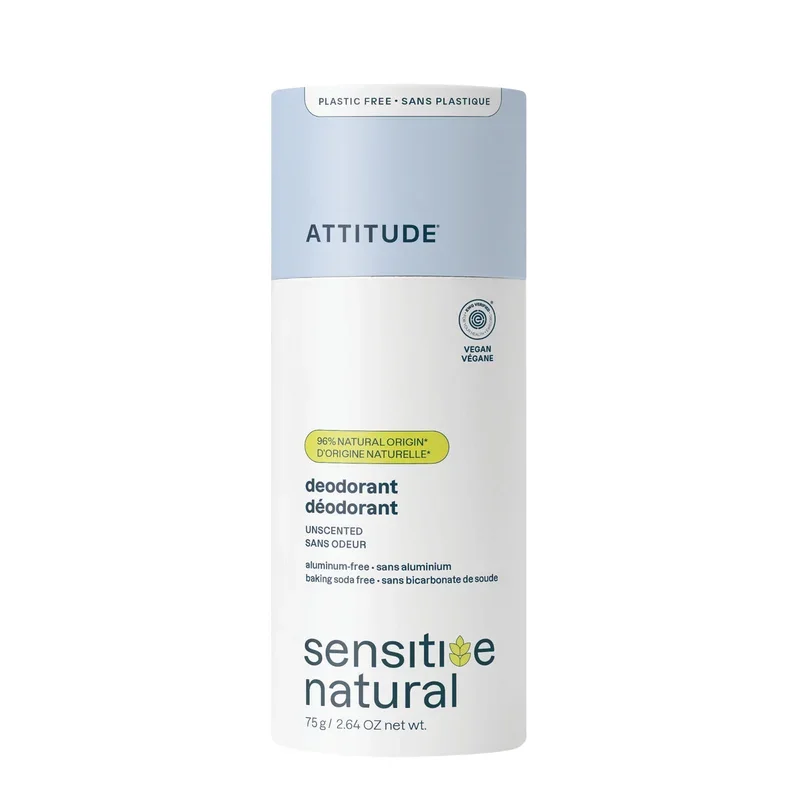 ATTITUDE Sensitive Natural Deodorant Unscented