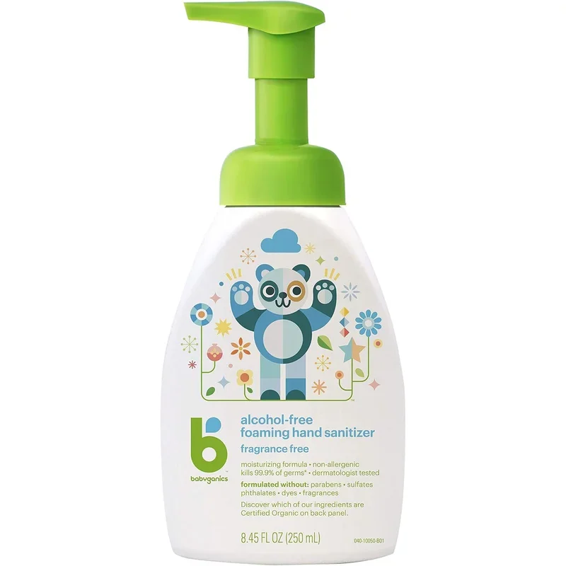 Babyganics Alcohol-Free Foaming Hand Sanitizer, Fragrance Free