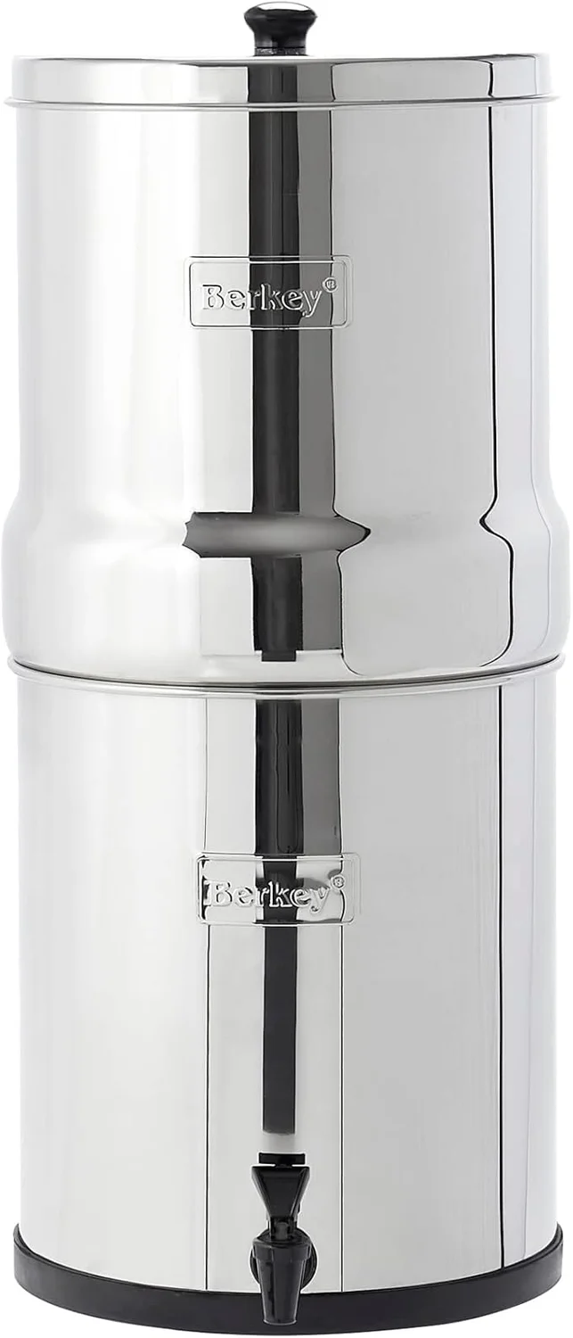 Big Berkey 2.25-Gallon Gravity-Fed Stainless Steel Water Filter System