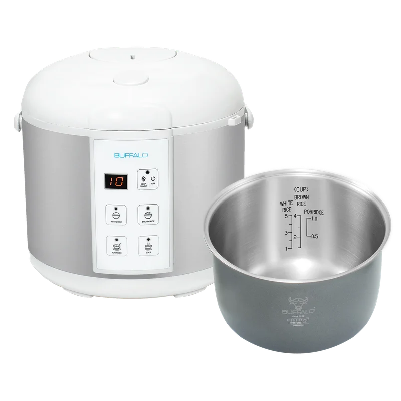 Buffalo Classic Rice Cooker Clad Stainless Steel