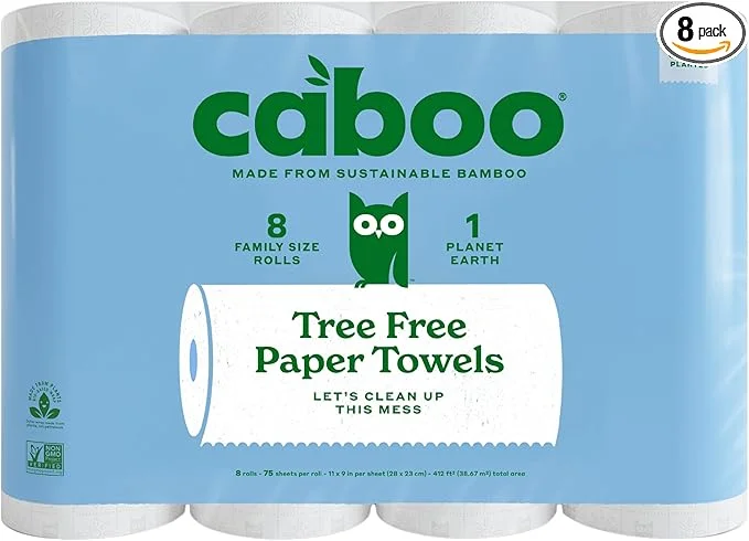 Caboo Tree Free Bamboo & Sugarcane Paper Towels
