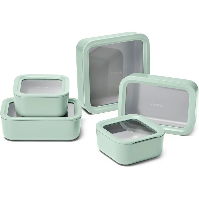 Caraway 14-Piece Glass Food Storage Container Set