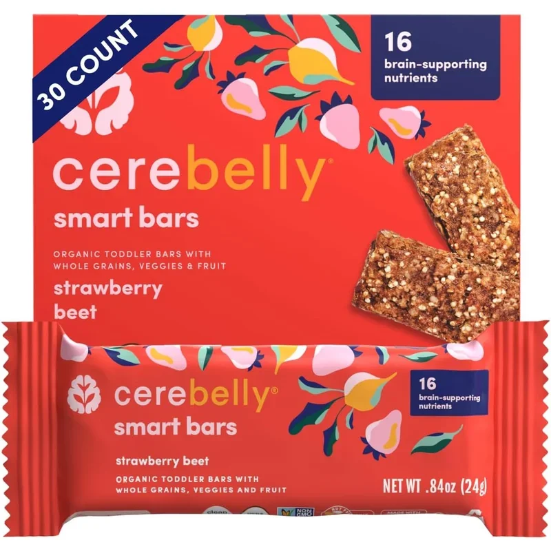 Cerebelly Smart Bars — Strawberry Beet