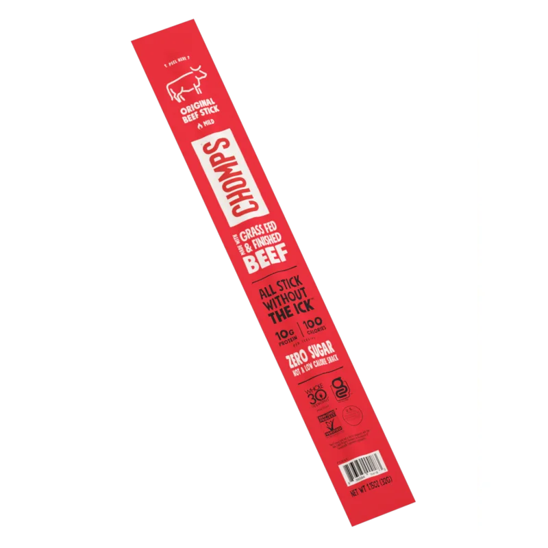 Chomps Original Grass Fed Beef Stick