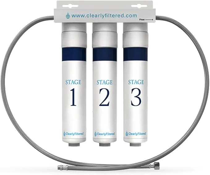 Clearly Filtered 3-Stage Under-the-Sink Water Filtration System