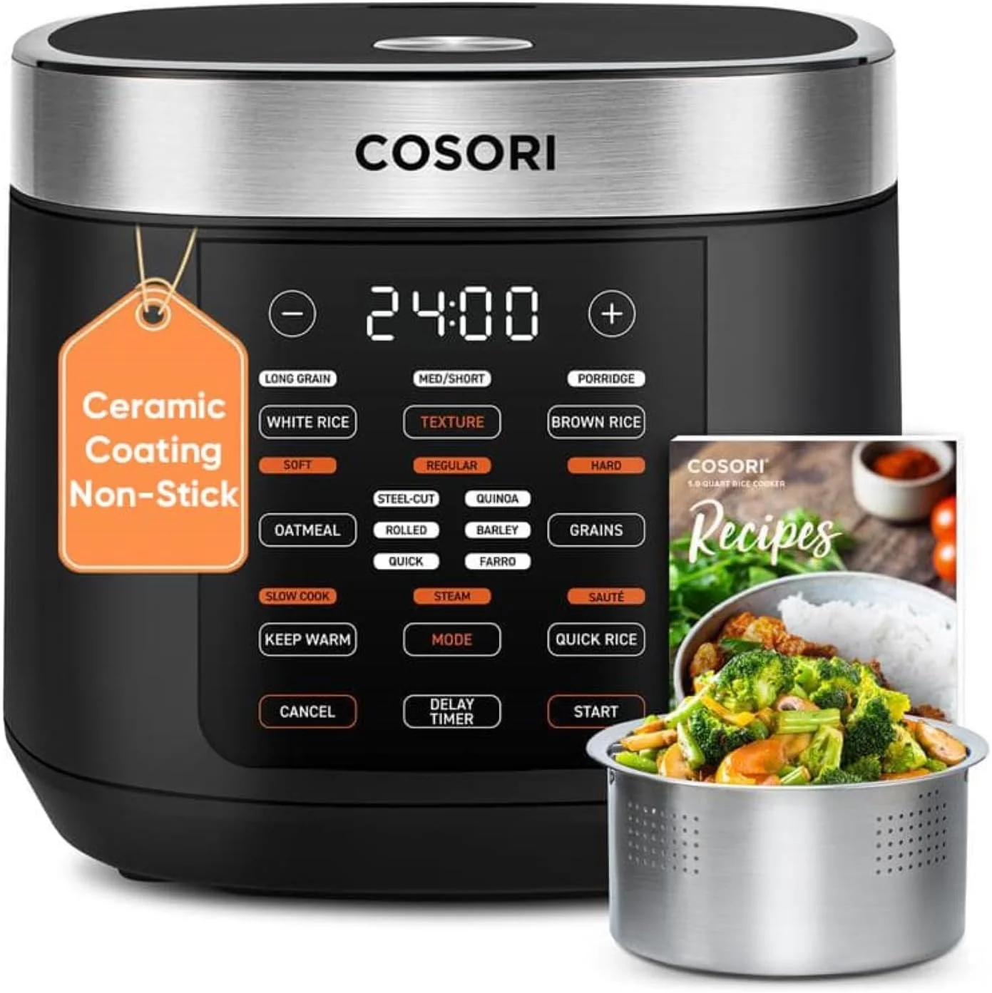 COSORI Rice Cooker 10 Cup CRC-R501-KUS
