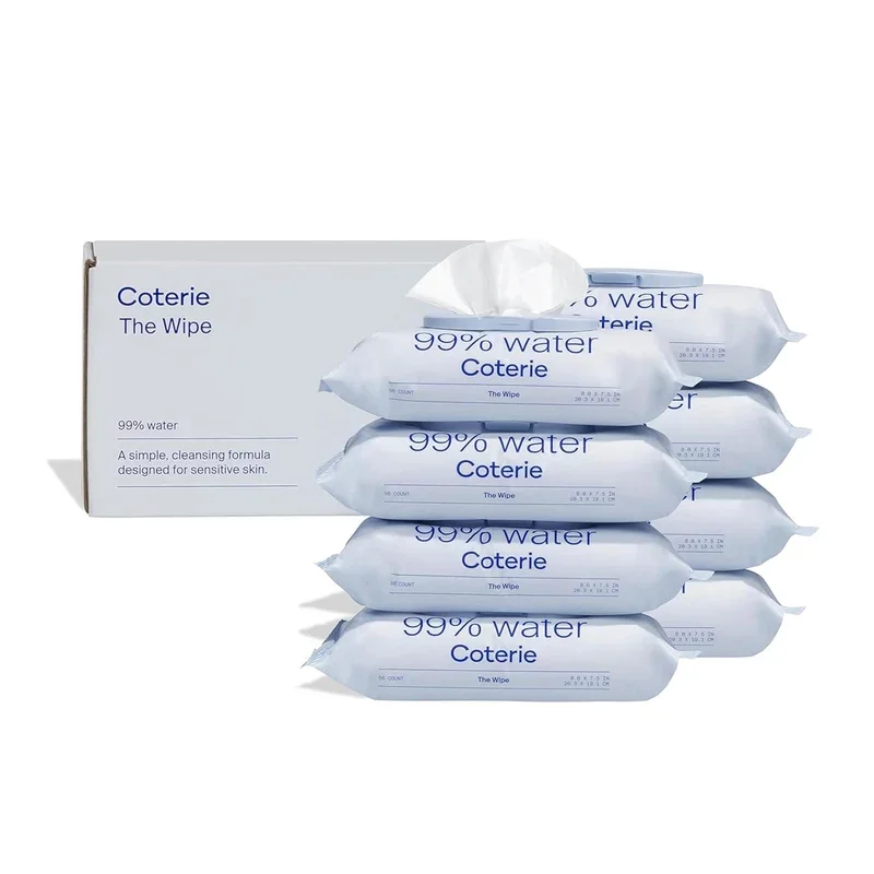 Coterie The Wipe (99% Water, Plant-Based & Plastic-Free, Unscented)