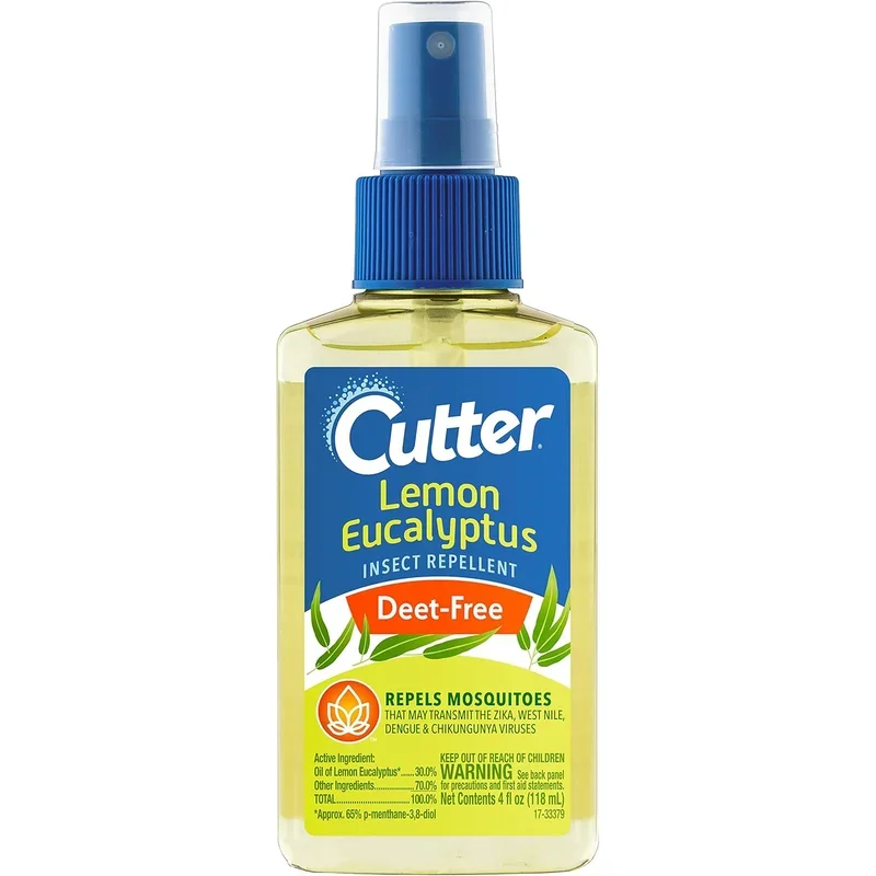 Cutter Lemon Eucalyptus Insect Repellent, Oil of Lemon Eucalyptus (4oz DEET-Free Pump Spray)