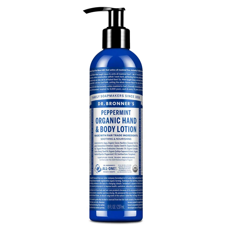 Dr. Bronner's Organic Peppermint Hand & Body Lotion