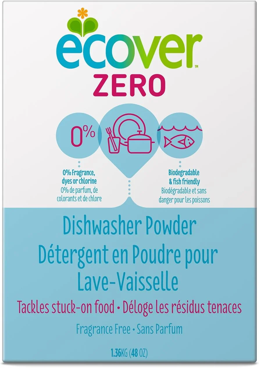 Zero Automatic Dishwasher Powder Fragrance-Free (48 oz, 38 loads)
