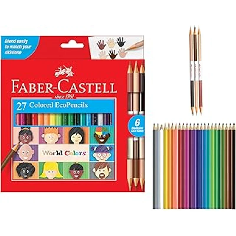 World Colors Colored EcoPencils 27-Pack