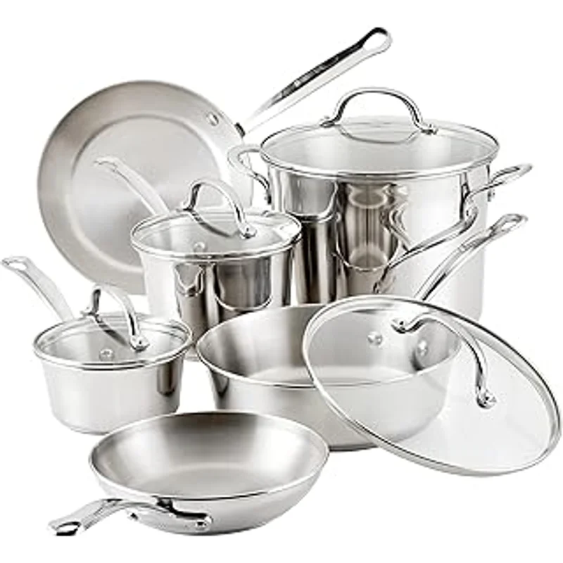 Millennium Stainless Steel 10-Piece Cookware Set