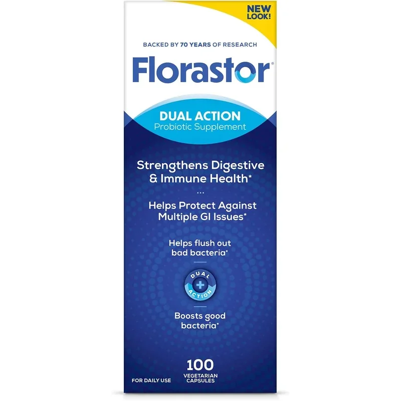 Florastor Daily Probiotic, Saccharomyces boulardii CNCM I-745, 250 mg