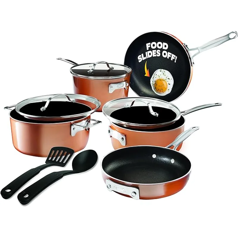 Stackmaster 10-Piece Nonstick Cookware Set