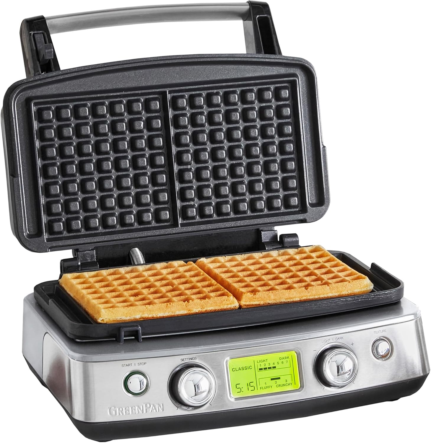 GreenPan Elite 2-Square Belgian Waffle Maker