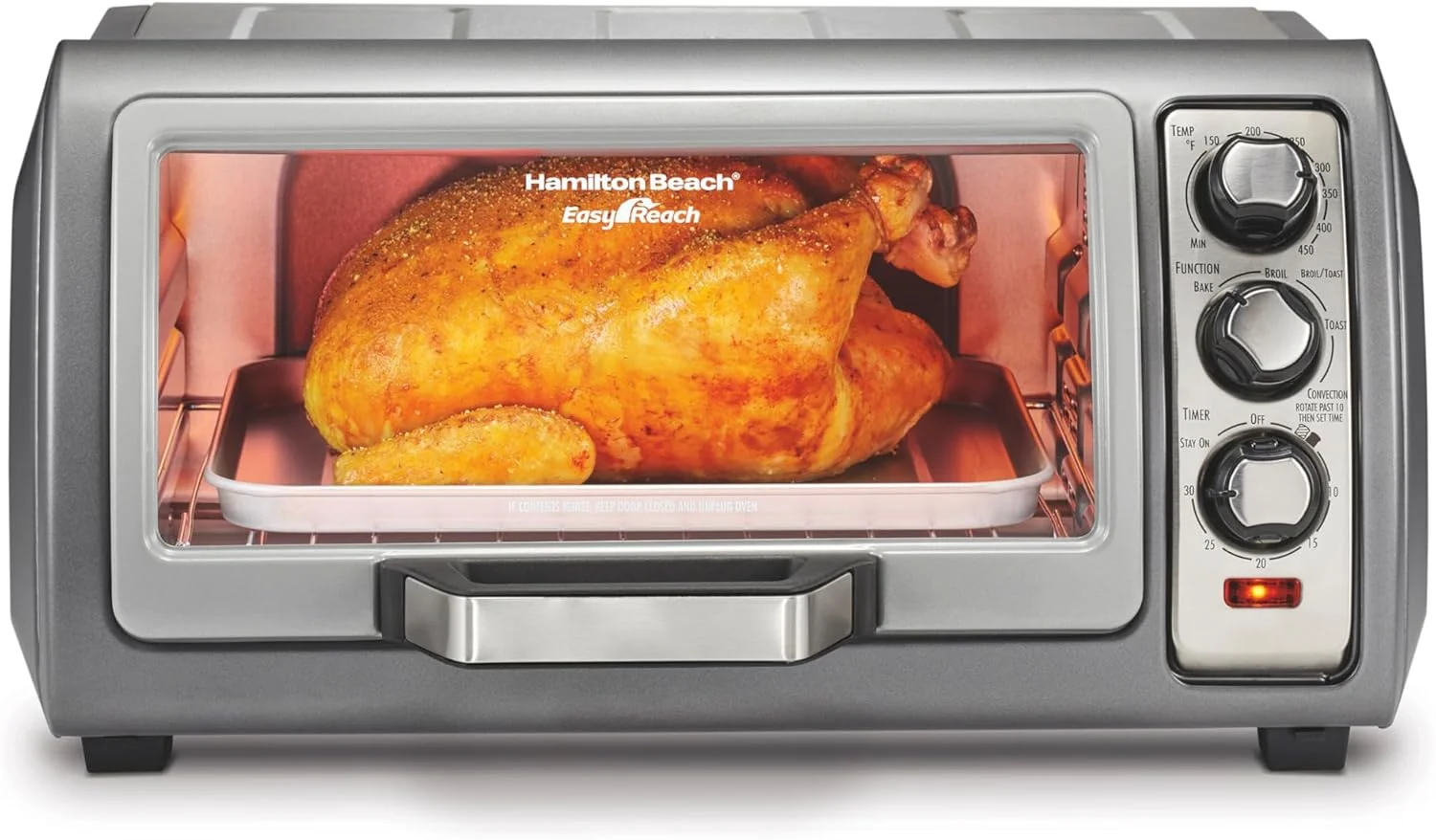 Hamilton Beach Easy Reach Toaster Oven with Convection