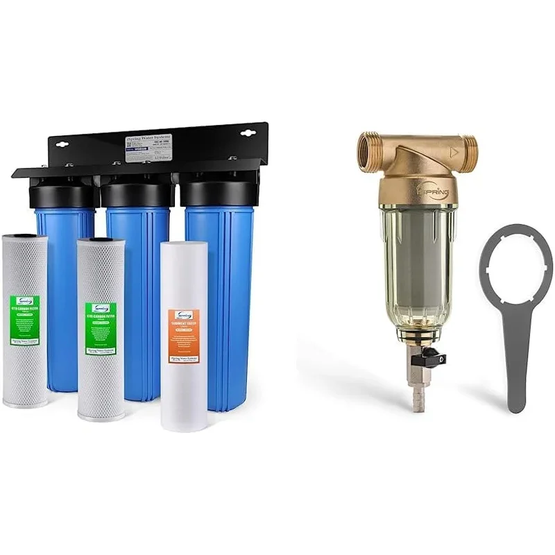 iSpring WGB32B 3-Stage Whole House Water Filter