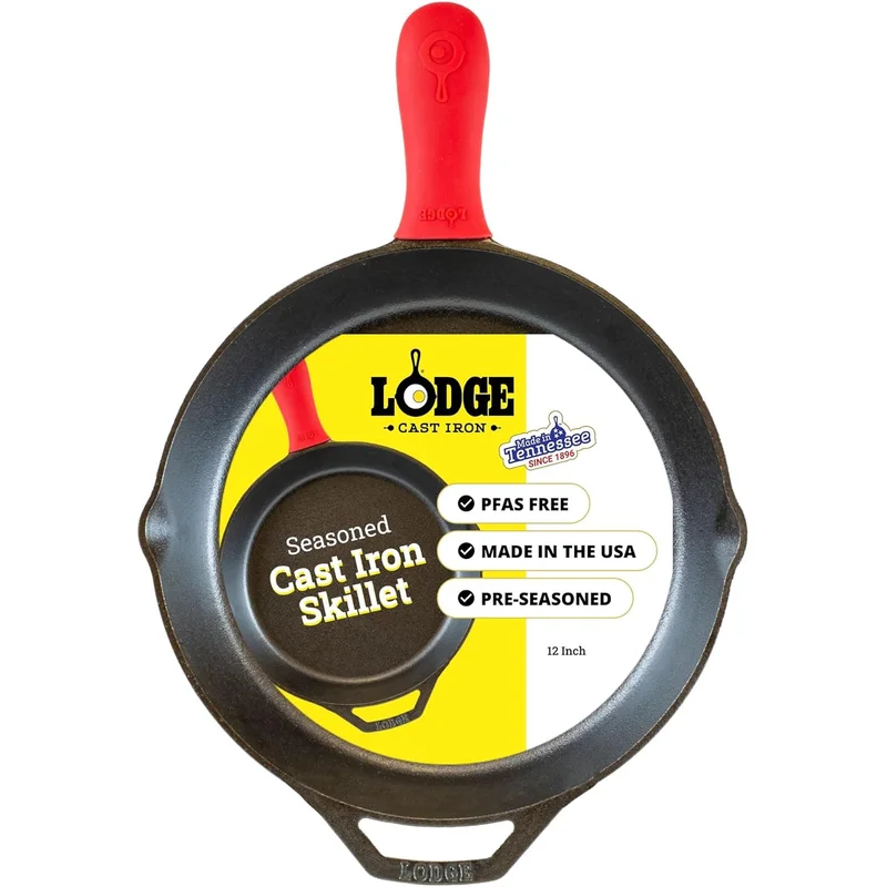 Lodge Seasoned Cast Iron Skillet 12 Inch