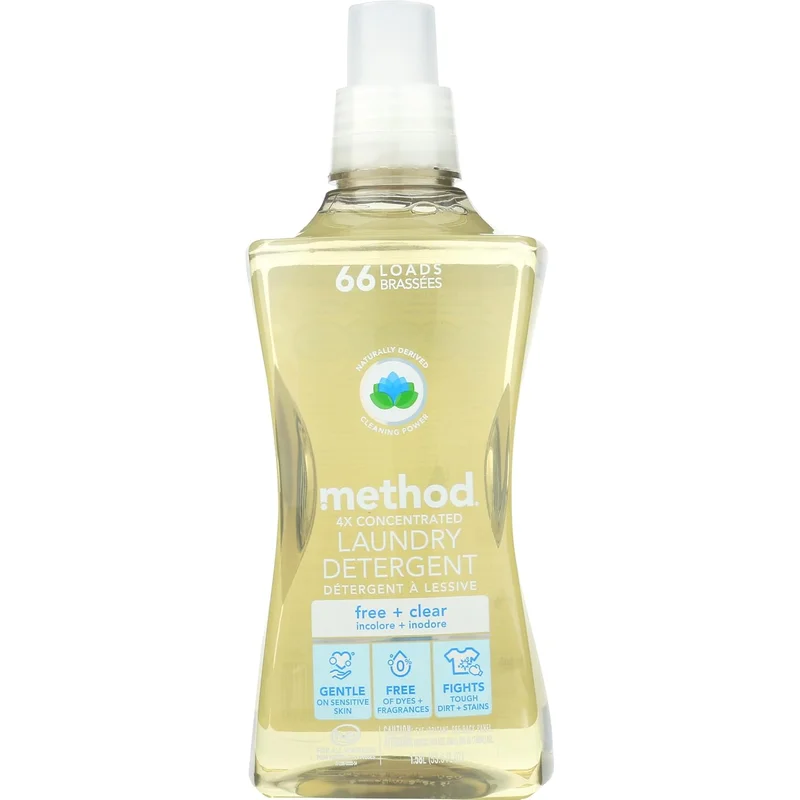 Method 4X Concentrated Laundry Detergent (Free + Clear)