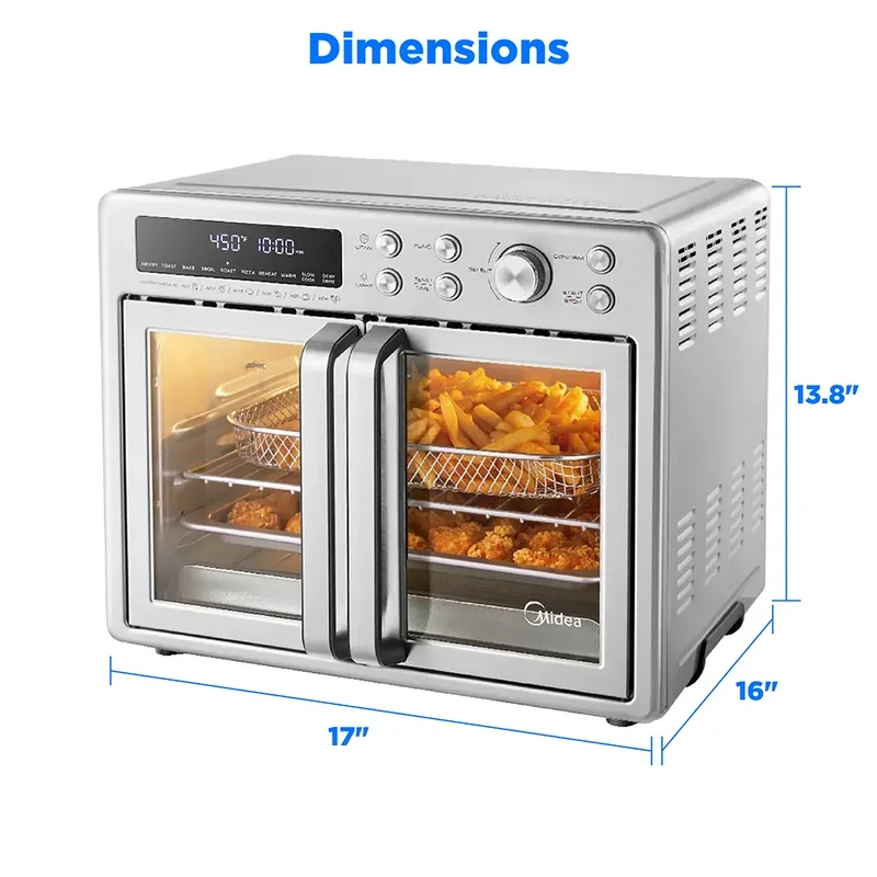 Midea Flexify French Door Air Fryer Oven MET26C3AST