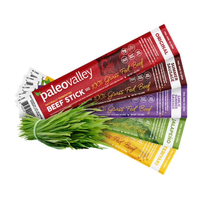 100% Grass Fed Beef Sticks