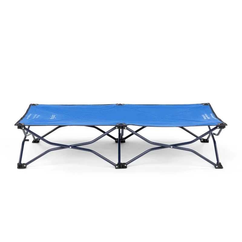 Regalo My Cot Portable Toddler Bed (Royal Blue, all-metal frame)