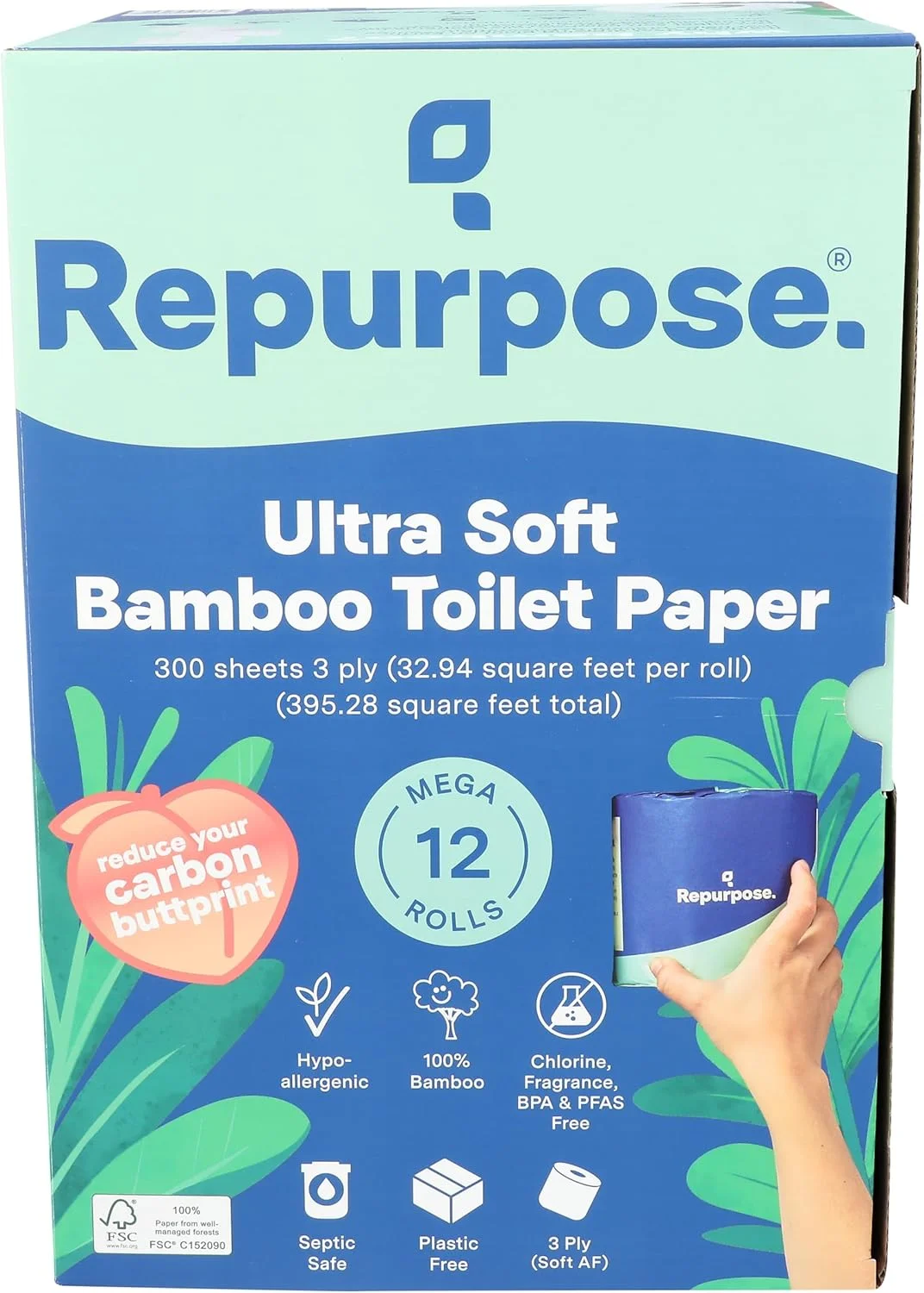 Repurpose Ultra Soft Bamboo Toilet Paper