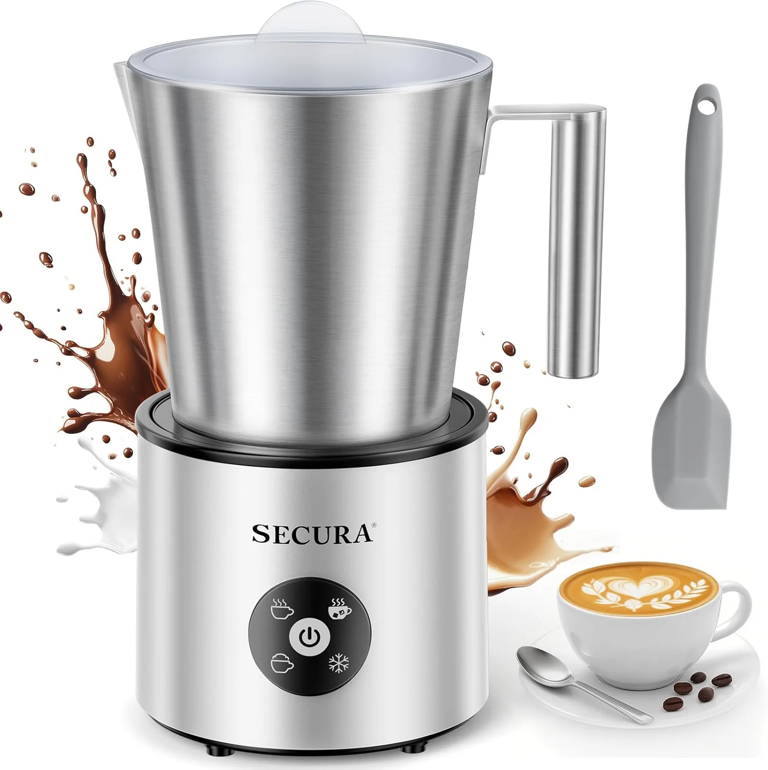 Secura 4-in-1 Automatic Milk Frother 17oz