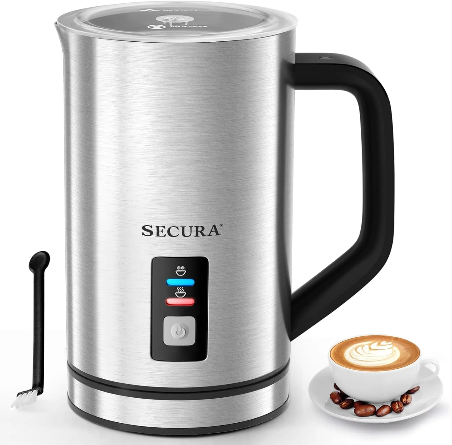 Secura Electric Milk Frother 8.4oz 250ml