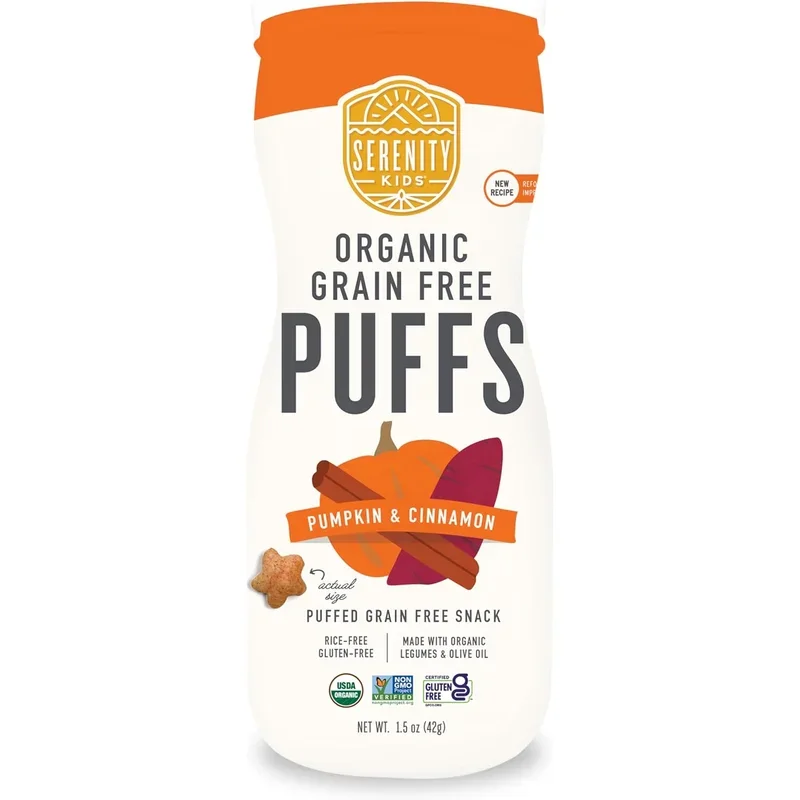 Serenity Kids Grain Free Puffs (Pumpkin & Cinnamon)