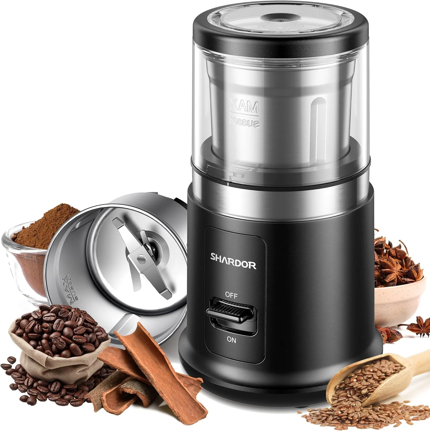 SHARDOR Stainless Steel Electric Grinder