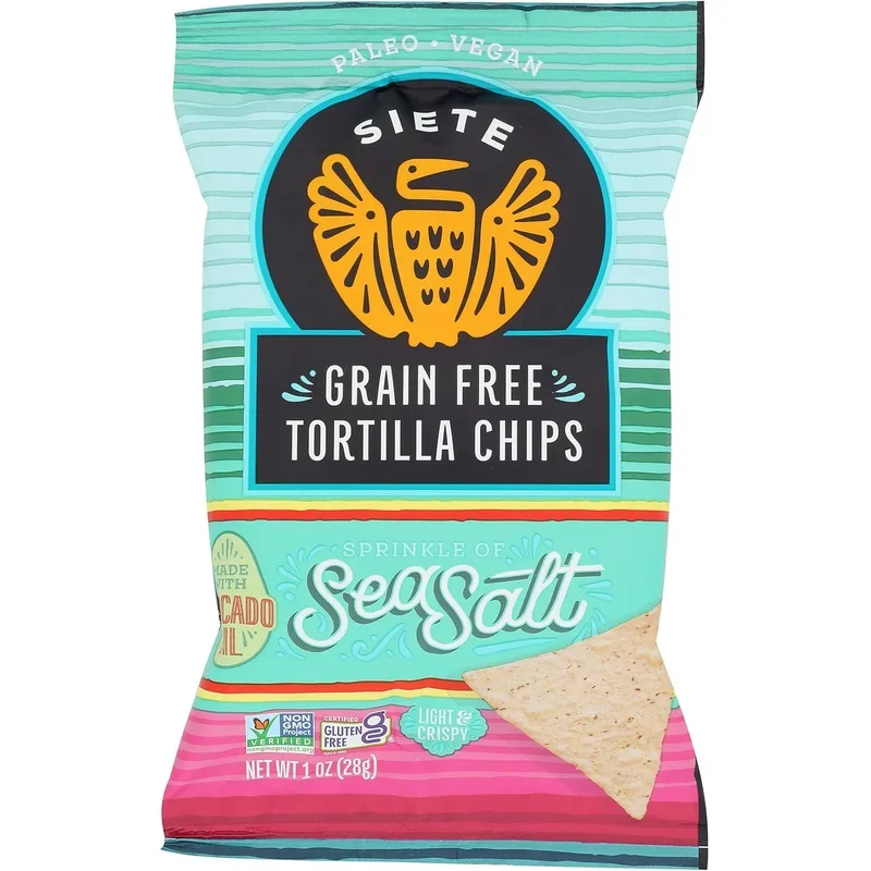 Siete Grain Free Tortilla Chips, Sea Salt