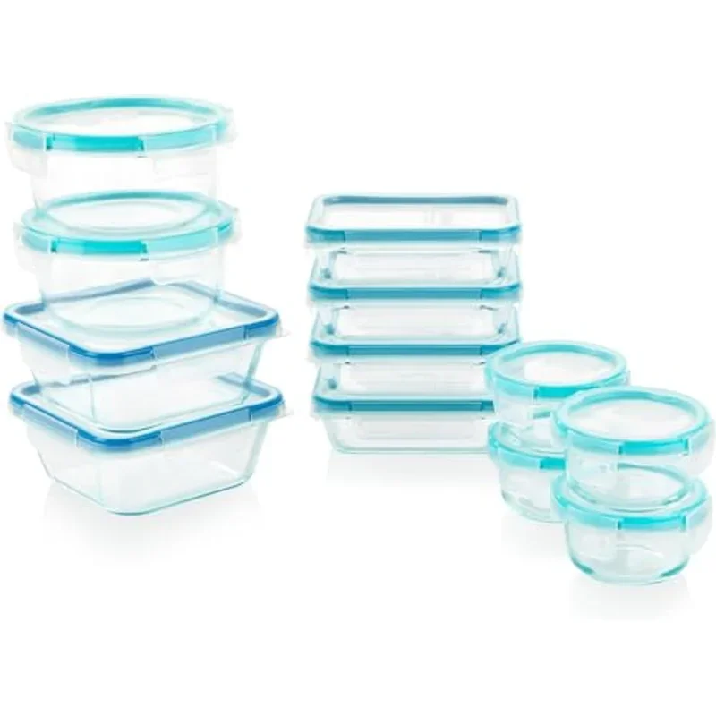 Snapware Total Solution Glass Food Storage Containers (18-Piece Set)