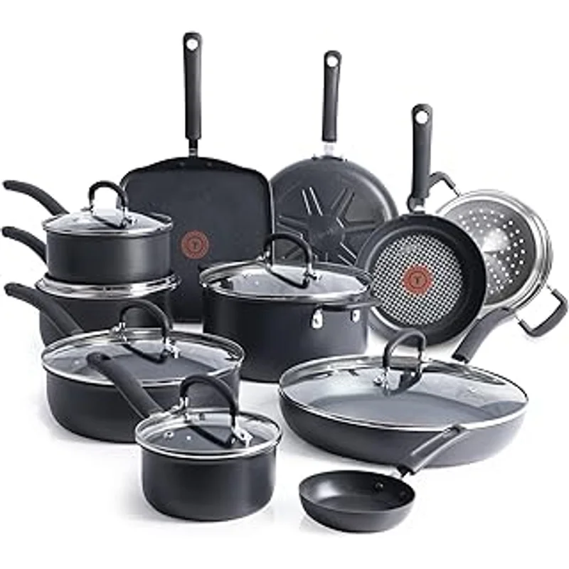 Ultimate Hard Anodized Nonstick 17-Piece Set