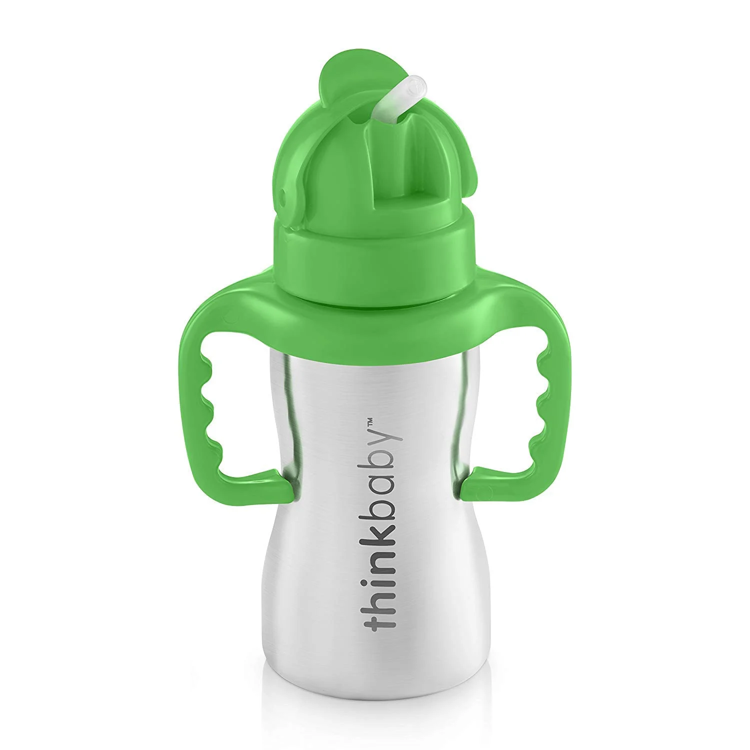 Thinkbaby Thinkster 9oz Stainless Steel Straw Bottle
