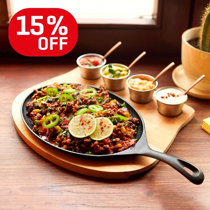 Uno Casa Cast Iron Skillet 12 Inch